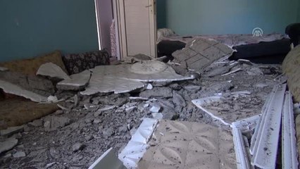 Üzerine asma tavan çöken kadın yaralandı