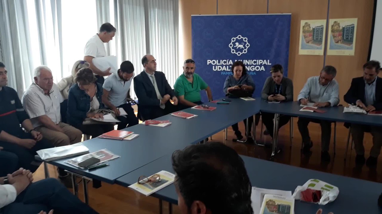 Primera reunión de la Junta Local de Protección Civil para los Sanfermines 2019