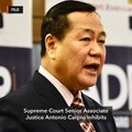 Carpio inhibits from West PH Sea case vs Duterte gov't