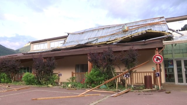 Haute-Savoie: le difficile réveil des habitants de Doussard, où les orages ont fait des dégâts considérables