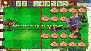 Plants vs Zombies Hack - Gatling Pea vs Gargantuar vs Giga-Gargantuar