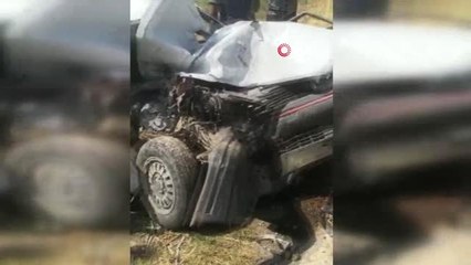 Traktör ile otomobil çarpıştı: 1 ölü