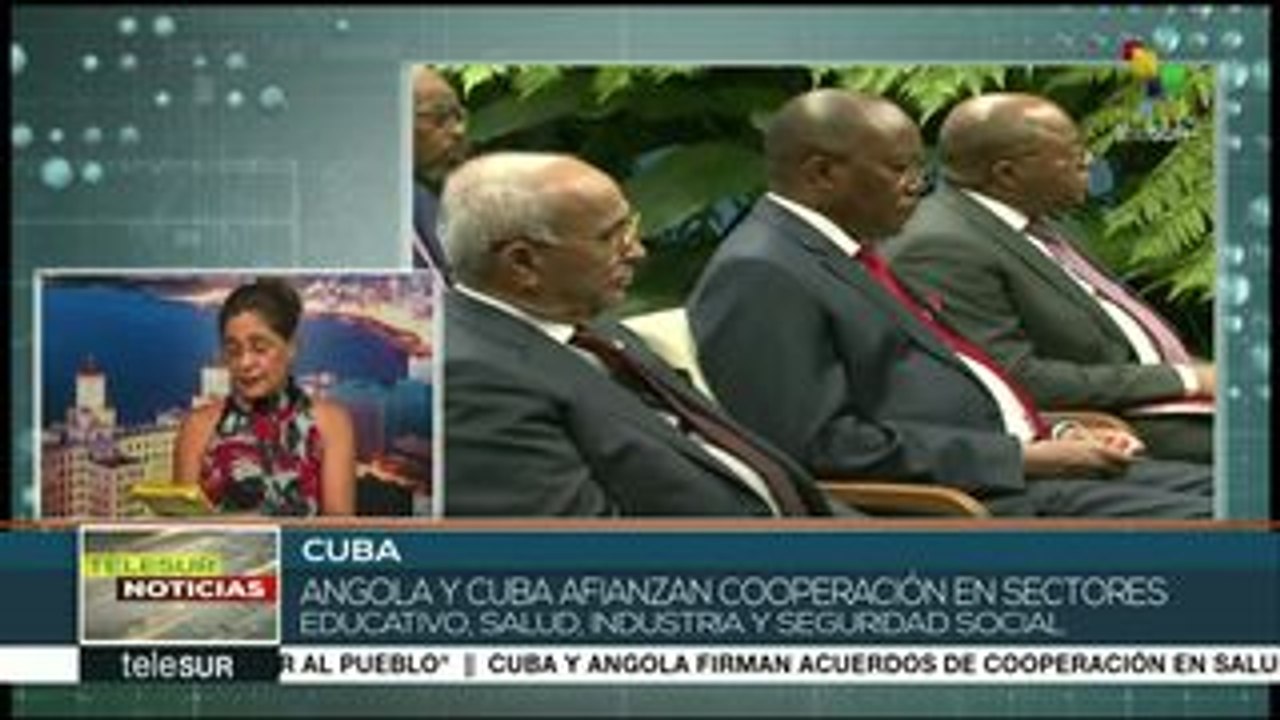 Cuba y Angola firman diversos acuerdos de cooperación