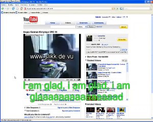 Angry German Kid sees himself on Youtube [parody video]