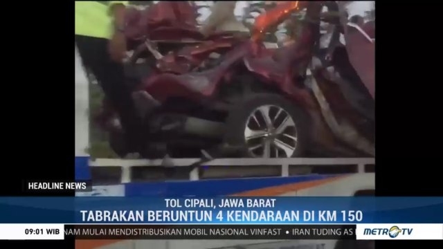 Tabrakan Beruntun di KM 150 Tol Cipali, 12 Orang Tewas