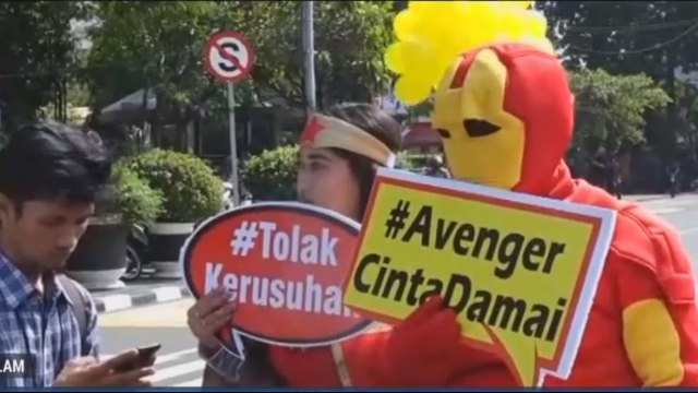 'Avengers' Kawal Sidang Sengketa Pilpres