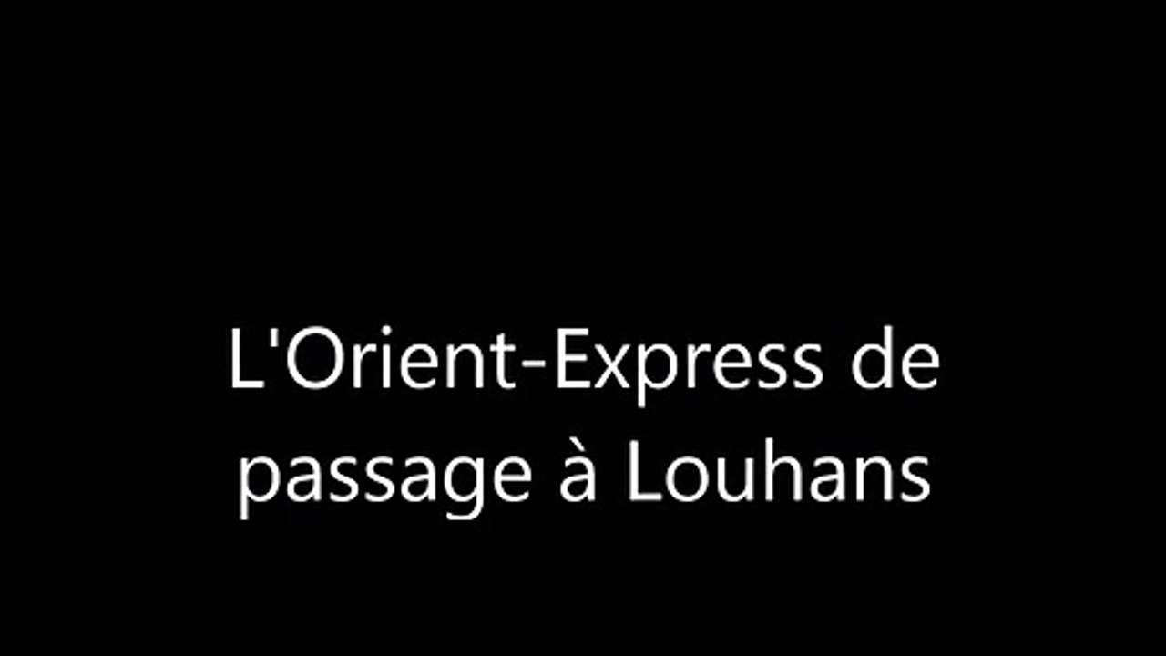 L'Orient Express de passage à Louhans