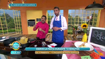 ¡Pasta cremosa de cotija, cacahuate y chile de árbol! | Venga La Alegría