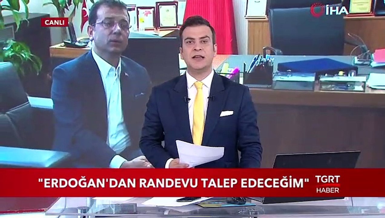 İmamoğlu: ''Cumhurbaşkanı Erdoğan'dan Randevu Talep Edeceğim''