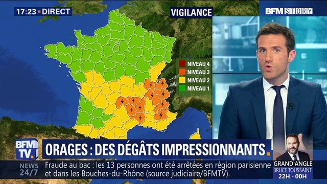Orages: des dégâts impressionnants