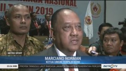 Marciano Norman Terpilih Jadi Ketum KONI Pusat 2019-2023