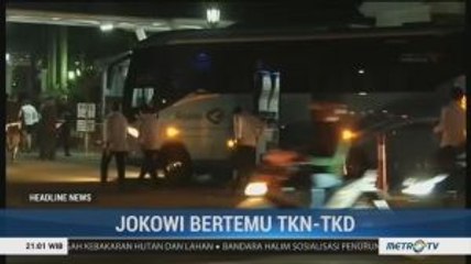 Jokowi Bertemu TKN-TKD di Istana Bogor