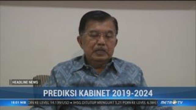 JK Sebut Komposisi Menteri Kabinet Seimbang Antara Profesional dan Parpol