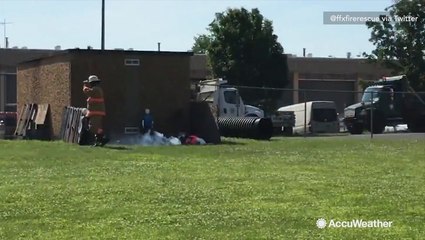 Why you shouldn't set off fireworks too close to buildings