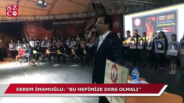 Ekrem İmamoğlu: ''Bu hepimize ders olmalı''
