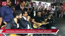 Ekrem İmamoğlu Madımak Anmasında türkü söyledi