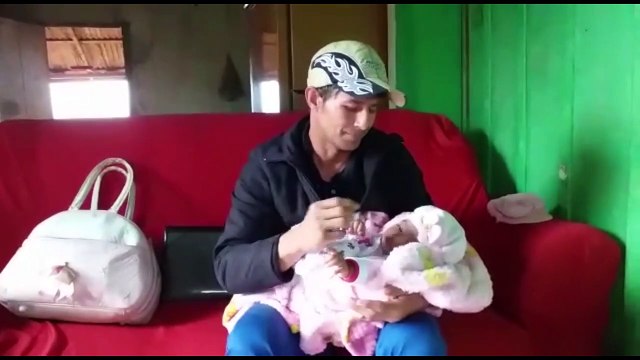 Braganey: homem que cria sozinho a filha de quatro meses pede ajuda com doações
