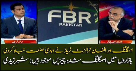 Smuggling, Afghan Transit Trade destroyed out industry: Shabbar Zaidi