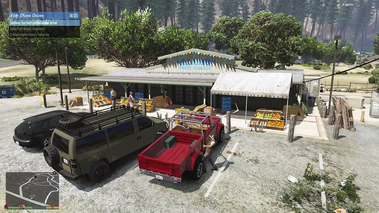 GTA V Taxi/Rideshare