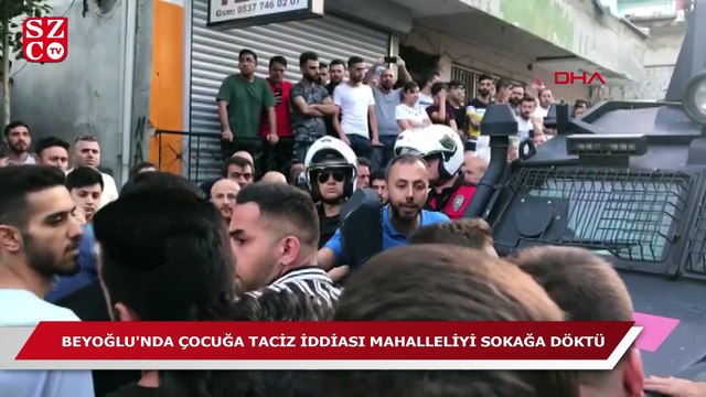 Taciz iddiası bu sefer de Beyoğlu halkını sokağa döktü!