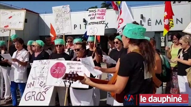 Thonon-les-Bains : Ils réclament des moyens pour les Urgences des Hôpitaux du Léman