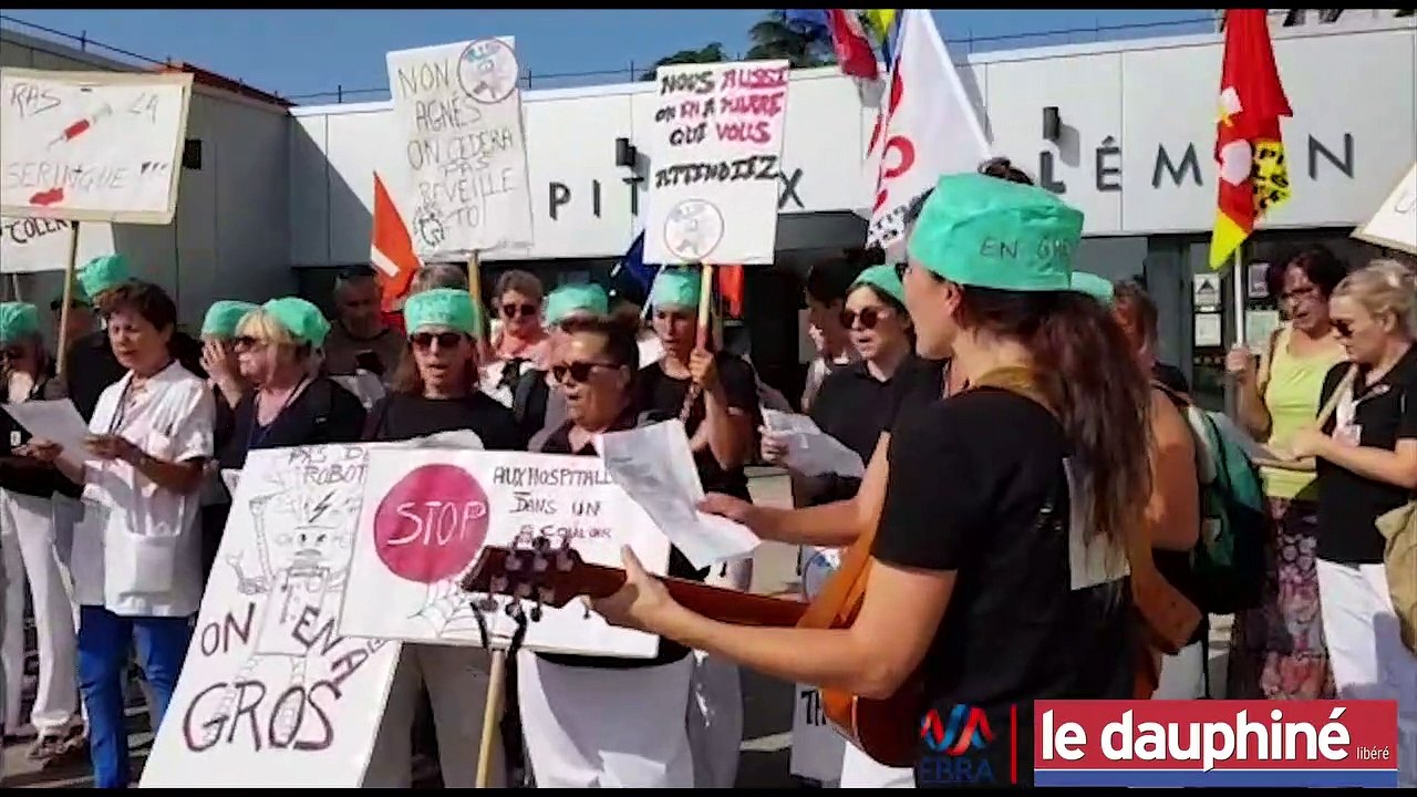 Thonon-les-Bains :   Ils réclament des moyens pour les Urgences des Hôpitaux du Léman