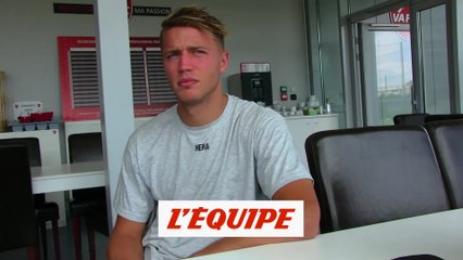 Download Video: B. Guillaume «J'ai franchi les étapes un peu trop vite» - Foot - L2 - Valenciennes