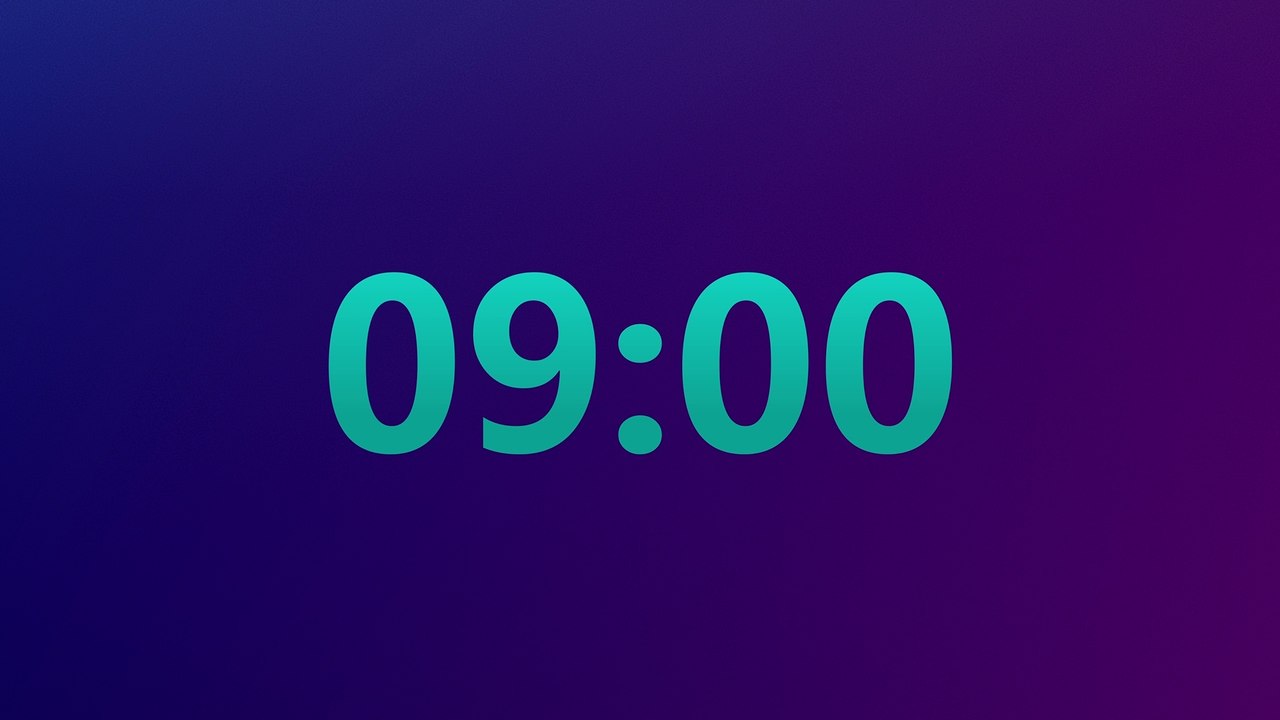 9 Minute Timer Countdown with Sound Alarm ⏱⏱⏱⏱⏱⏱⏱⏱⏱ video Dailymotion