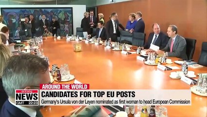 Download Video: Germany's Ursula von der Leyen nominated as first woman to head European Commission