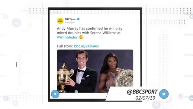Socialeyesed - Murray to partner Serena in mixed doubles