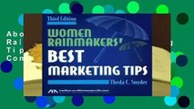 About For Books  Women Rainmakers  Best Marketing Tips, Third Edition Complete