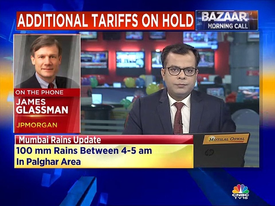 Worst of global slowdown is behind us: James Glassman, JPMorgan.mp4
