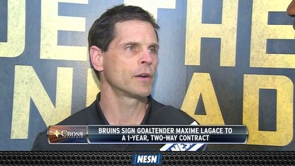 Don Sweeney Discusses Signing Of Goaltender Maxime Lagace