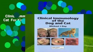 Clinical Immunology of the Dog and Cat  For Kindle