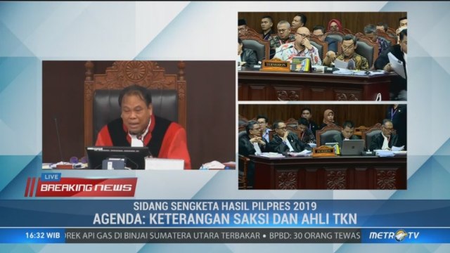 Sidang Kelima Sengketa Pilpres 2019 - Keterangan Saksi TKN (13)