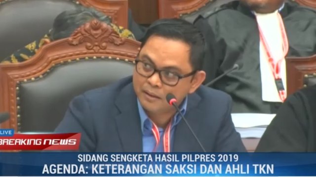 Sidang Kelima Sengketa Pilpres 2019 - Keterangan Saksi TKN (10)