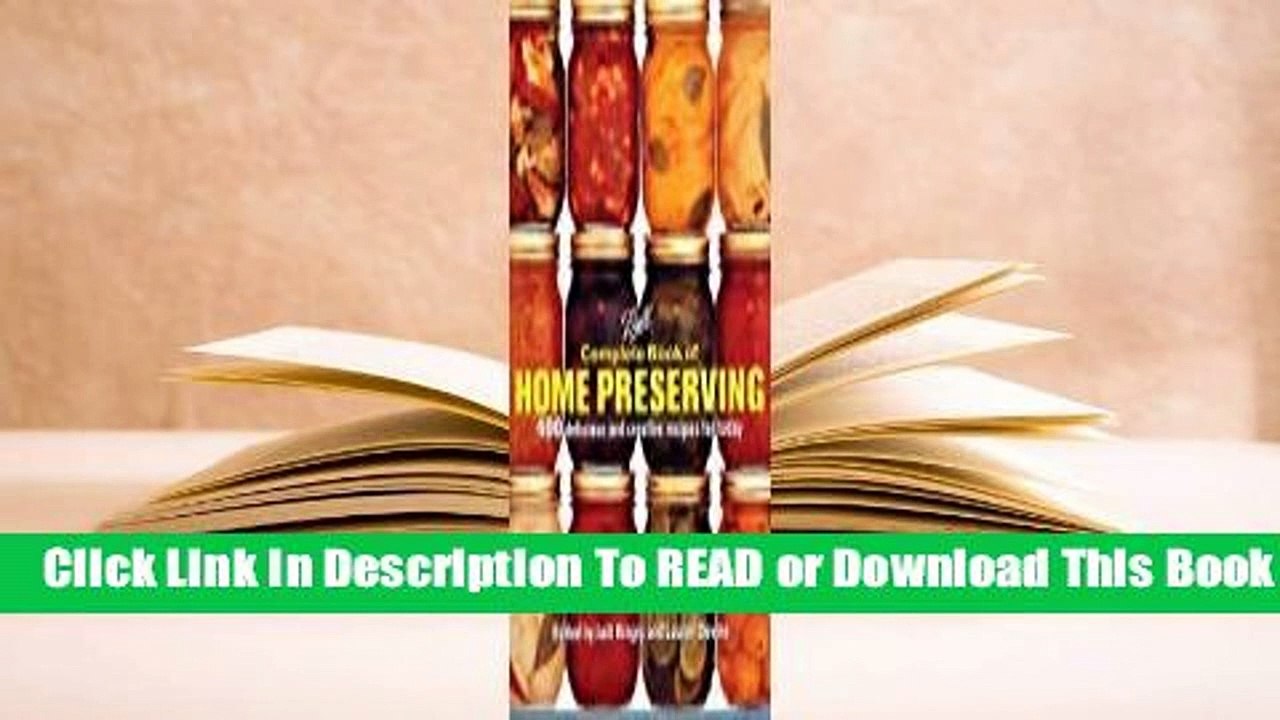 Online Ball Complete Book of Home Preserving  For Kindle