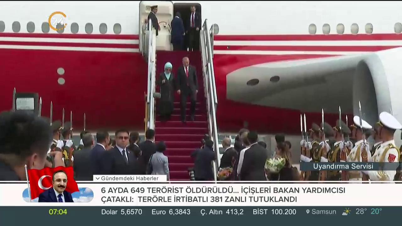 Başkan Erdoğan'ın Çin programı başladı