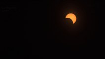 Total solar eclipse over La Silla observatory in Chile