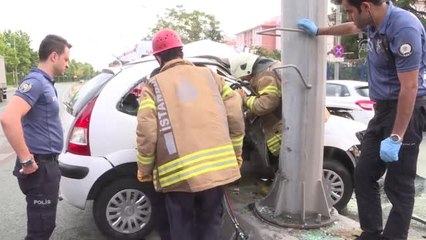 Bakırköy'de trafik kazası: 2 yaralı