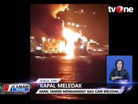 Kapal Tanker Pengangkut Gas Cair Meledak, Empat Awak Tewas