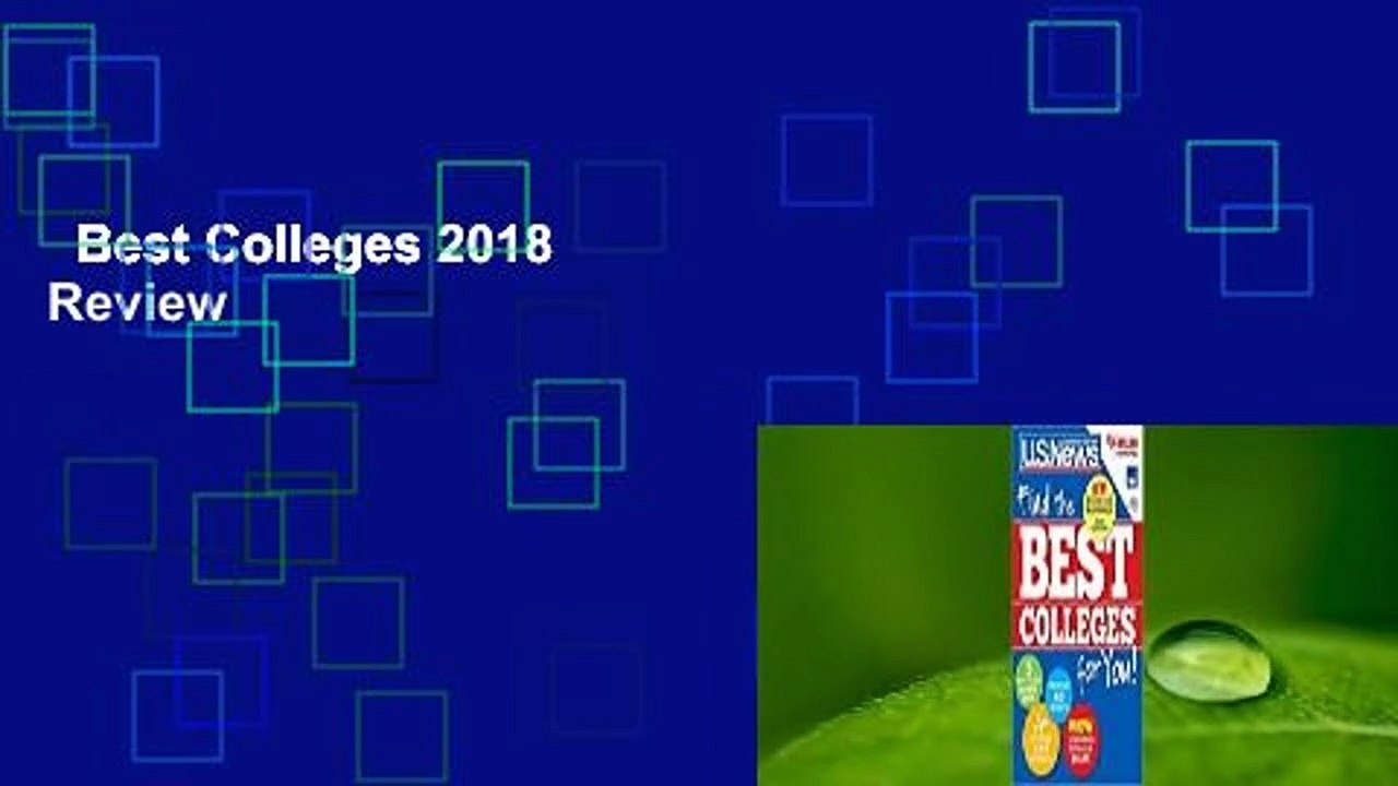 Best Colleges 2018  Review