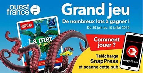 Magazine " La mer, c'est quoi ? " Ouest-france  Grand Jeu