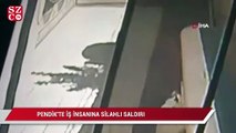 Pendik’te iş insanına silahlı saldırı kamerada