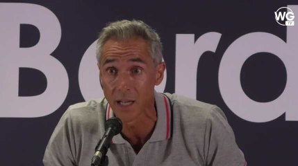 Paulo Sousa : "Le propriétaire, Eduardo et Frédéric m'ont donné de la confiance"