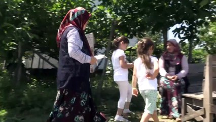 Babaanne ile torunundan 'Kanser Çeker Gider'e destek - SAMSUN