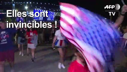 Mondial-2019: les Américaines en finale, la joie des supporters