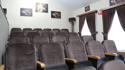 AMASYA Yayla köyündeki eski okulu sinema salonuna çevirdiler-EK