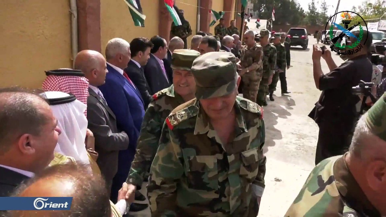 اللواء جميل الحسن قائد ميليشا المخابرات الجوية يهدد أهالي درعا - سوريا