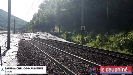 SAVOIE La voie ferrée Paris-Rome coupée à Saint-Michel-de-Maurienne